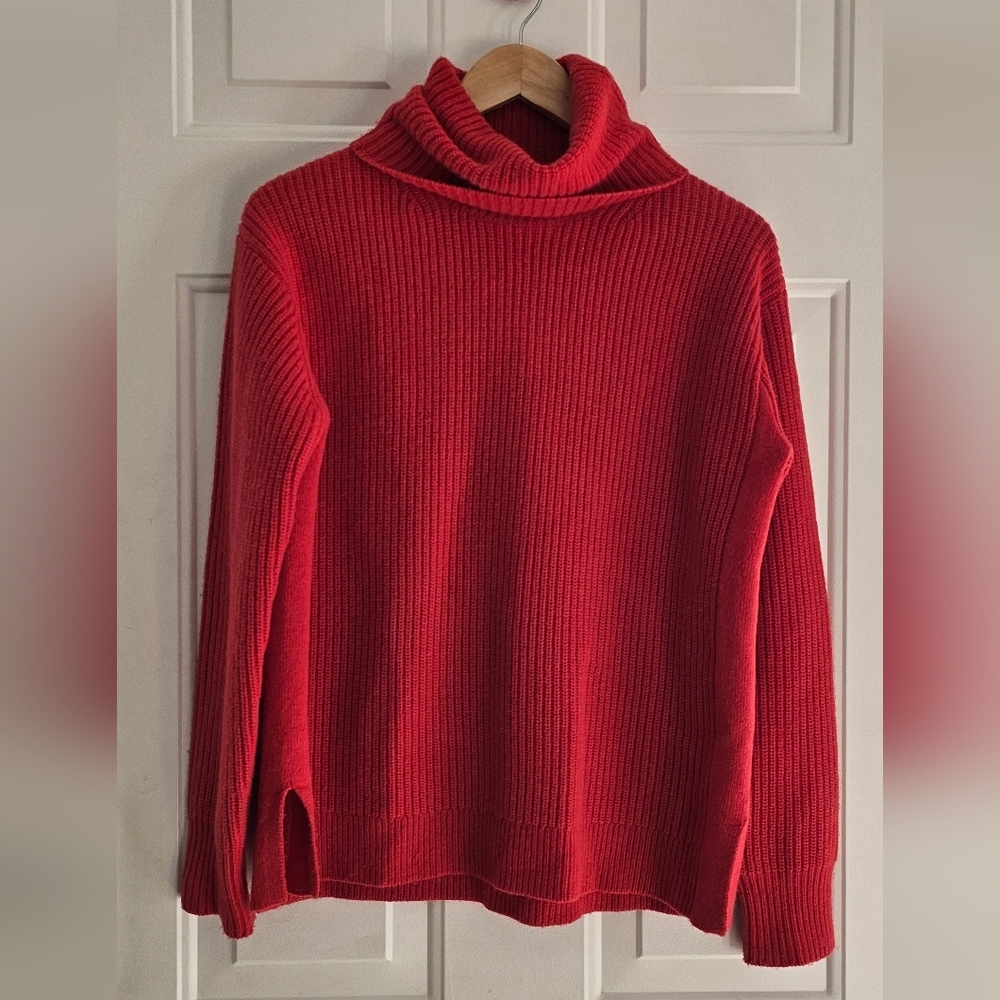 JCrew cashmere/wool/nylon blend turtleneck
